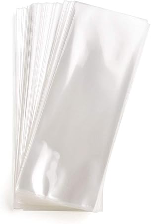 Amazon だいし屋 日本製 Opp袋 縦長ロング台紙用 7cm シールなし ラッピング用透明袋 透明度が高く丈夫 150枚 A047 ギフトバッグ 袋 文房具 オフィス用品