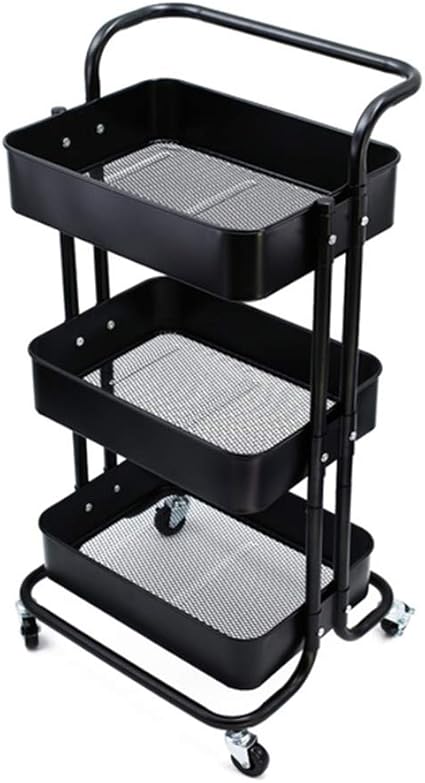 AEF Carritos Almacenamiento Cocina 3 Niveles Carrito Servicio Móvil