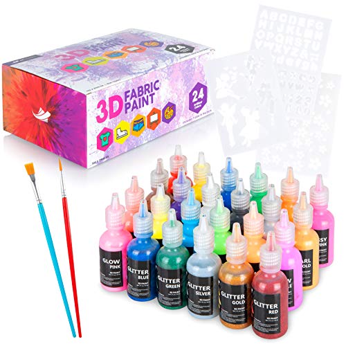 1 Fabric+Paint+Set+Brushes+Stencils