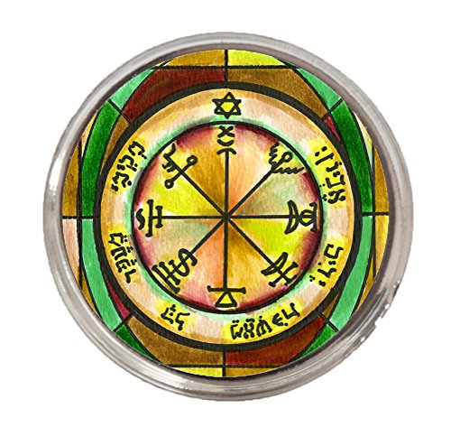 Solomons 7th Jupiter Seal for Power Against Poverty Silver Adjustable Ring