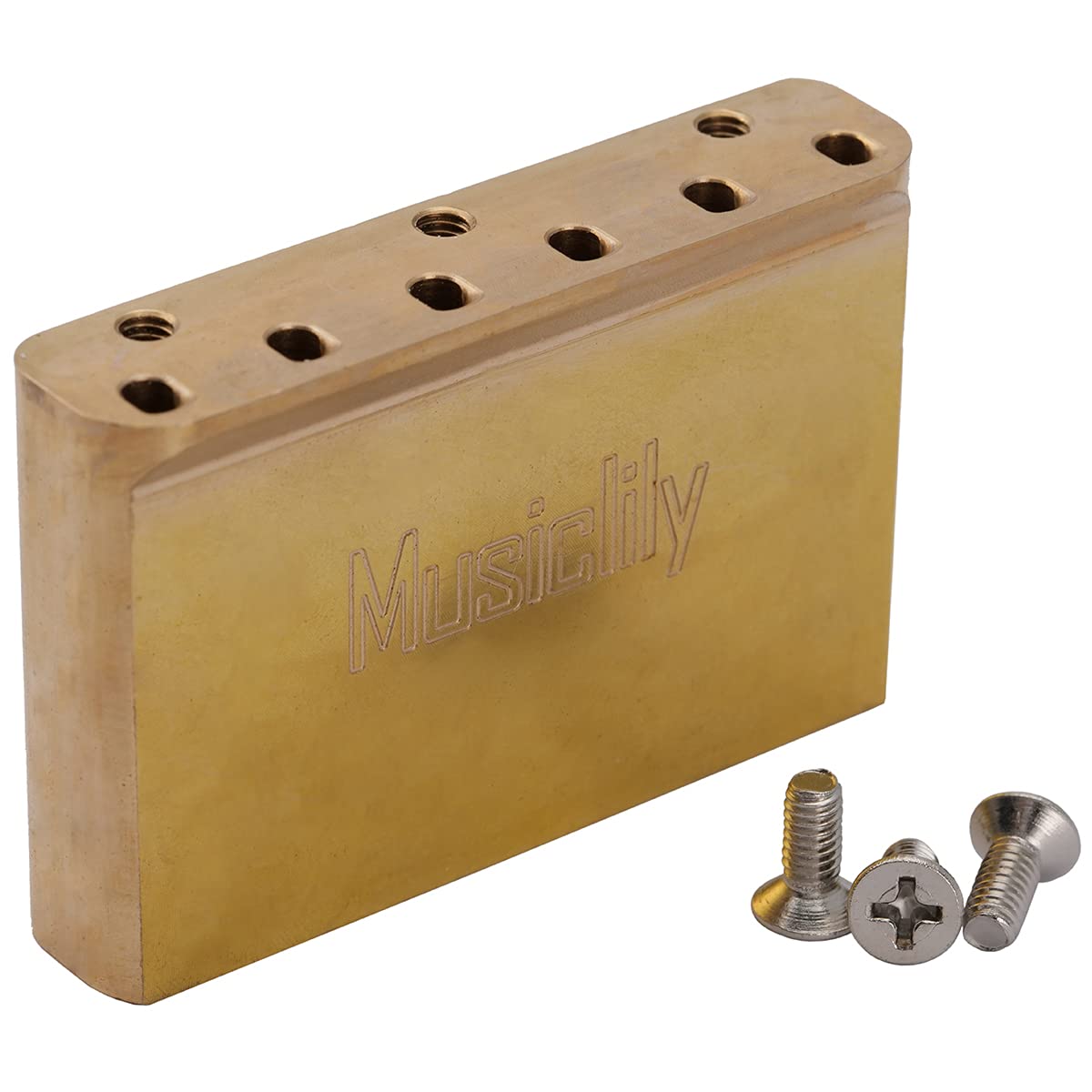 Musiclily Ultra 54mm Full Brass 42mm Tremolo Block for GOTOH 510 Series Tremolo Bridge
