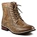 Metrocharm MET525-13 Men's Lace Up Perforated Wing Tip Formal Dress Casual Fashion Boots RUN BIG