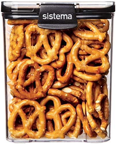 Sistema Ultra Airtight Pantry Storage Container, Clear Black, 1 Count (920 ml) - Image 4