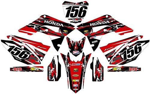 R2 MX- 2002 2003 Honda CR 125 250 CR125 CR250 Custom Graphics Decal Kit- CAMO