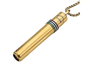 MAXHOO 528 hz Breathing Necklace, Anxiety Necklace, 528 hz Whistle Breathing Necklace for Meditation Tuning Tools, Mindful Calming Stress Relief for Women, Men