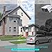 Outdoor Security Camera, KAMTRON Wireless IP Camera 2.4G WiFi 1080P IP66 Waterproof Night Vision Surveillance System with Motion Detection, Encryption Cloud Storage, Two-Way Audio - iOS, Android App