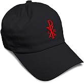 Custom Soft Baseball Hat Embroidered Dad Hat Chi Rho with Alpha Omega Men & Ladies Baseball Cap Cotton