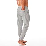 Iron Mountain Mens Joggers Lightweight Fleece Drawstring Waist XL Light Grey view 4