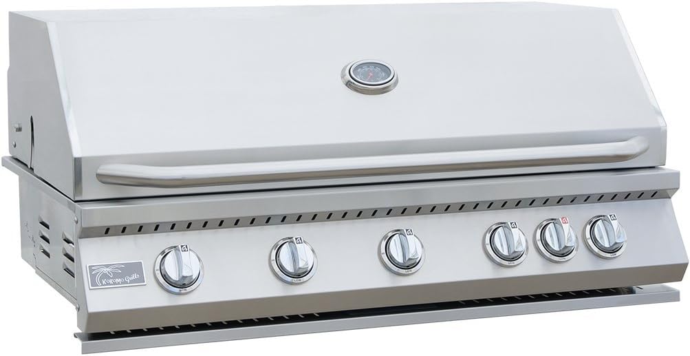 review KoKoMo Grills 5 Burner Built In Liquid Propane Grill
