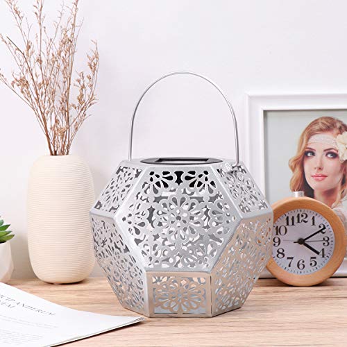 LEDMOMO Retro Solar Laterne Diomand Geformt Hängende Landschaft Licht Wasserdichte LED Garten Beleuchtung für Hausgarten Dekoration – Bild 6