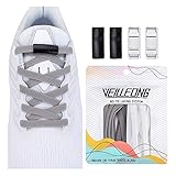 VEILLEONG 2 Pairs No Tie Elastic Shoelaces for Kids