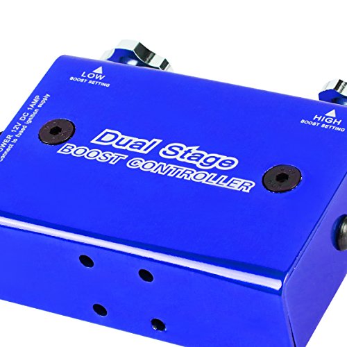 Dual Stage Turbocharger Boost Electronic Controller Kit + Rocket Switch (Blue)