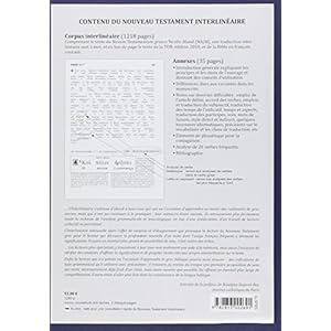 Nouveau Testament Interlineaire Grec/Français