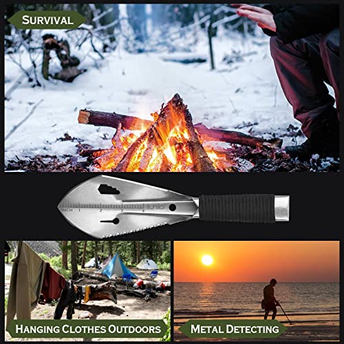 iunio Hiking Trowel, Camping, Backpacking, Portable Shovel, Multitool