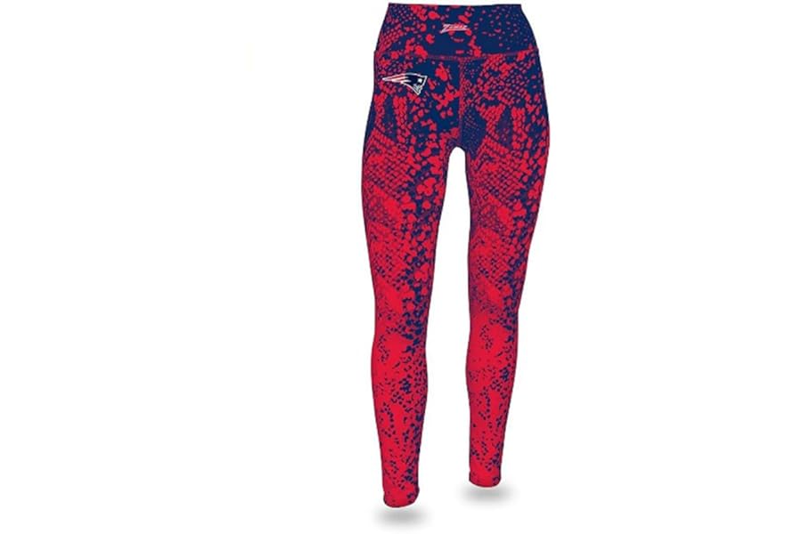 Zubaz NFL Women's Full Length High Waist Basic 1.0 Leggings