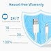 Voltmax MFi Certified 6-feet iPhone Charger Cable for iPhone 11/11Pro Max, XS/XS Max, XR, X,8/8Plus, 7/7Plus, iPad Pro/Air 2, iPad Mini, iPod Nano/Touch, with Reinforced Aramid Fiber(White)