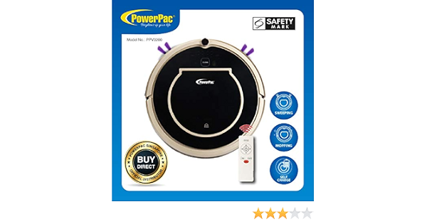 POWERPAC PPV3200 Smart Robotic Vacuum 