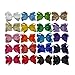 Yiho 20PCS 5.5inch Large Grosgrain Ribbon Hair Bows free elastic hairband