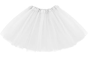 KICOFIT Tutu Skirts Women Girls Halloween Costume Party Dress Up Running Skirt 4 Layers 5 Layers