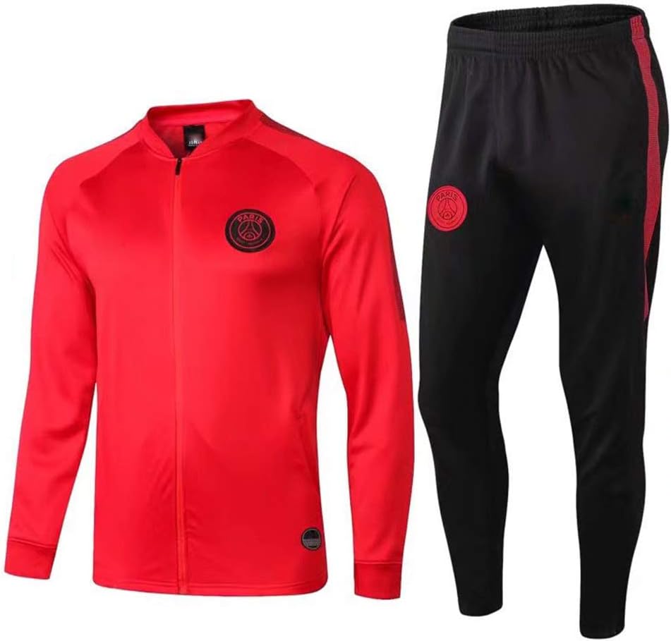 Paris Saint-Germain F.C Club Football Long Sleeve Jersey Sportswear Training Suit Competition Men Autumn Sports Jacket 2-Piece Set S-XL