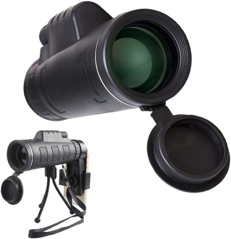 amiciVision Monocular Telescope 40X HD BAK4 Prism Mobile Phone Camera Lens Tripod for All Smartphones