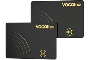 VOCOlinc Air Card Tag Wallet Tracker Ultra-Thin 1.6mm, Smart Item Finder Work with Apple Find My APP (iOS Only, Android not S