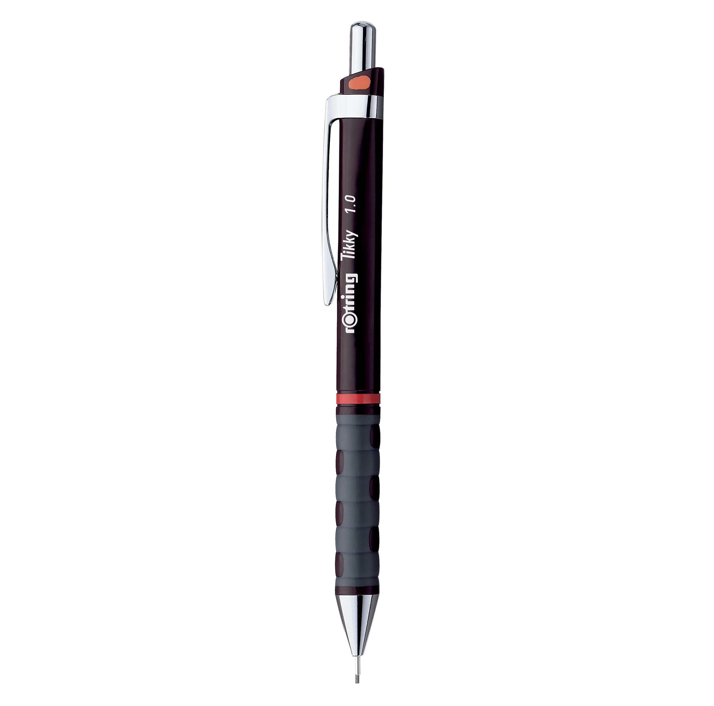 Rotring Tikky Colour-Coded Mechanical Pencil 1.00mm - Burgundy Barrel