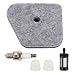 HONEYRAIN 4180-120-1800 Air Filter Tune up Kit for Stihl FS87 FS90 FS90R FS100 FS110 FS130 FS310 HL100 HL90 HL95 HT100 HT101 HT130 HT131 String Trimmer with Fuel Filter Spark Plug Primer Bulb