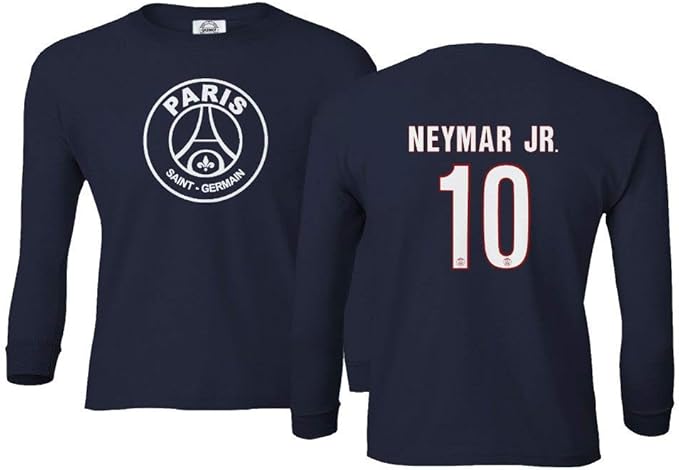 Amazon Spark Apparel ニューパリ サッカーシャツ 10 ネイマールジュニア ユース長袖tシャツ X Large サッカー フットサル ボーイズ 通販