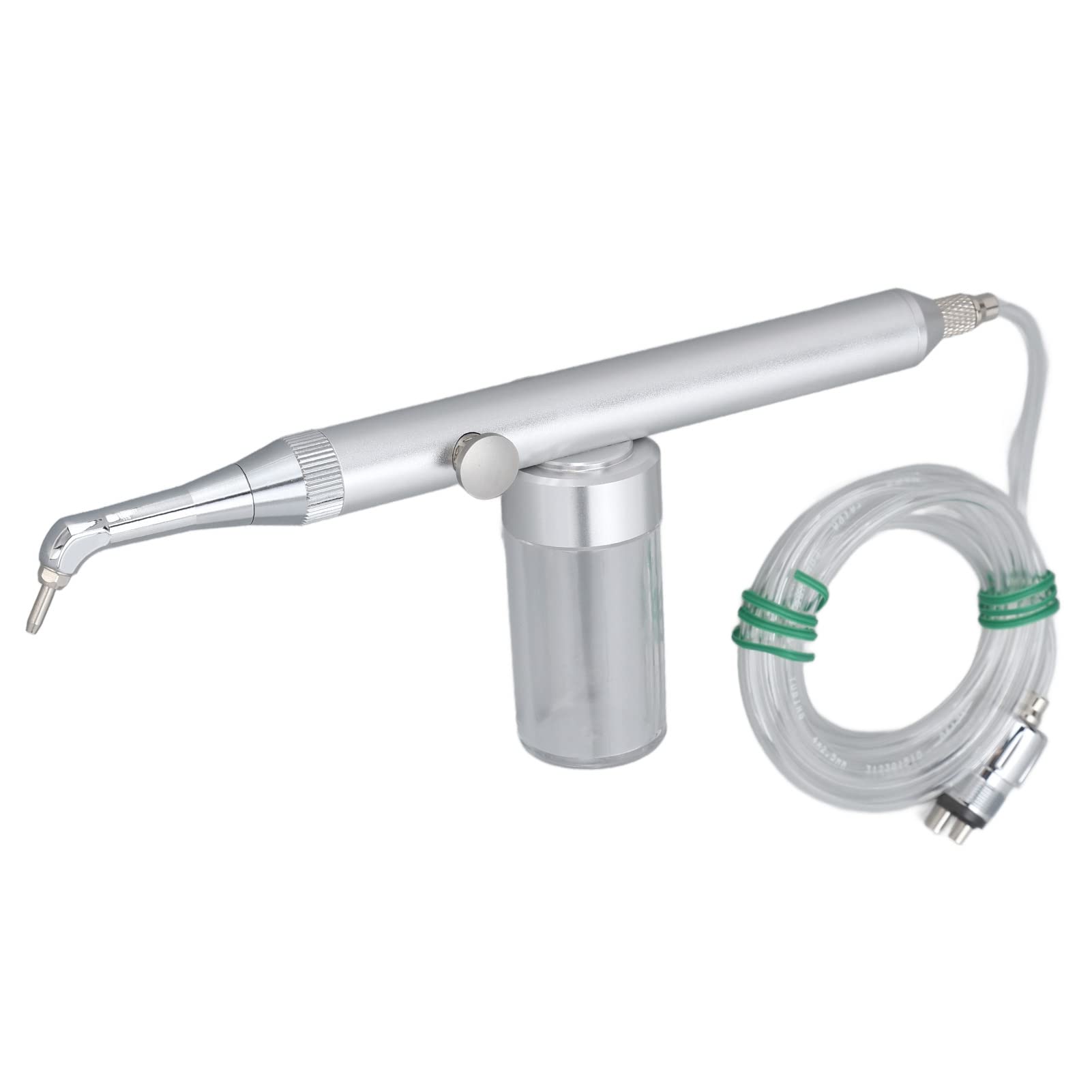 Sorandy Alumina Air Prophy Abrasion Kit, Alumina Abrasion Microetcher Sand Blasting, Teeth Whitening Sandblaster with Transparent Hose and 360° Rotating Nozzle Endodontist Whitening Air Grinder