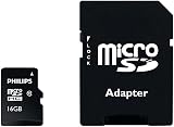Philips 16 GB Micro SDHC Class 10 Memory Card with Adapter view 2