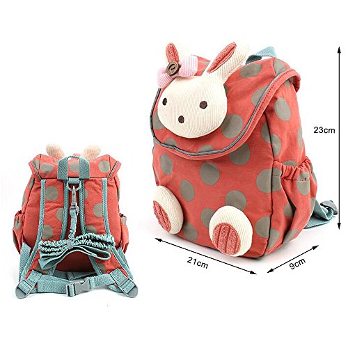 Comfysail Kids Wee Backpack Cute Rabbit Toddler Backpack Best Gift for 1-3 years