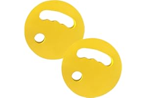 Pool Exercise Discs | 2X EVA Foam Handheld Swim Disc - Pool Workouts Aid With Ergonomic Grip for Teens Women Boys Men Youth B