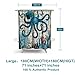 ECONIE Octopus Shower Curtain Ocean Animal Landscape Waterproof Polyester Blackout Draperies Window Solid Grommet with 12 Hooks for Bedroom Livingroom Bathroom,71 x 71 (12)…