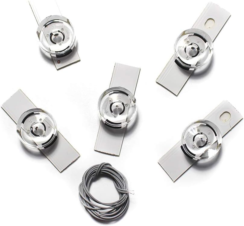 SSKUBAO 5pcs x Led Strips 6v Bulbs Diodes for DRT 3.0 LB 32" 42" 47" 55" 6916L-1974A 1975A 1709A 1949A Optical Lens Fliter Backlight Lamps