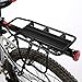 YAHILL® Adjustable Universal Bike Rear Rack Quick Release Holder Seatpost, Bicycle Carrier with Max Capacity of 165LB