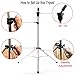 Lihui Mannequin Head Stand Wig Stand Tripod Adjustable Tripod Stand Holder With Carry Bag
