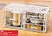 Cq acrylic Large 8 Tier Clear Acrylic Cosmetic Makeup Storage Cube Organizer with 10 Drawers. It Consists of 4 Separate Organizers, Each of Which Can be Used Individually -9.5