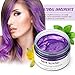 MOFAJANG Unisex Multi-Color Hair Wax Color Dye Styling Cream Mud, Washable Temporary, Natural Matte Hairstyle Modeling DIY for Party Cosplay, Purple