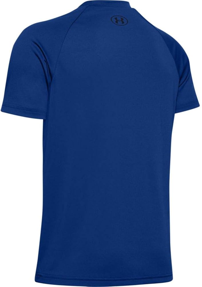 Under Armour Boys' Tech Big Logo Short Sleeve Gym T-Shirt: Clothing