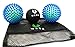 Webb Compression Spiky Massage and Lacrosse Ball Combo Pack Foot, Back, Foot, Neck, Deep Tissue Trigger Point Muscle Therapy, Myofascial Release - Includes a Free EBOOK (Green/Blue)