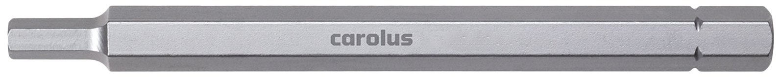 Carolus Bit, 100 mm Long, 5/16 Inch Hexagon Socket 10 mm, 6038.10
