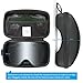 PROHAPI Snow Goggles Case, Semi Hard EVA Ski Goggles Case with Aluminum Bag Strap & High-Performance Proof Zipper - Compact & Lightweight Travel Carrying Snowboard Goggles Bag