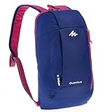 QUECHUA Kids Outdoor Travel Backpack For Hiking Camping Children Cute Hiking Daypack Colorful School Bags Patchwork Bookbags Mini Small Back Packs Rucksack 10L (Purple)