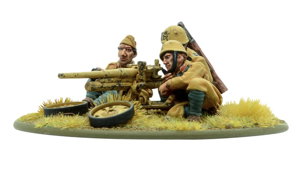 Warlord Games Bolt Action, Italian Bersaglieri Elefantino 47mm anti-tank gun