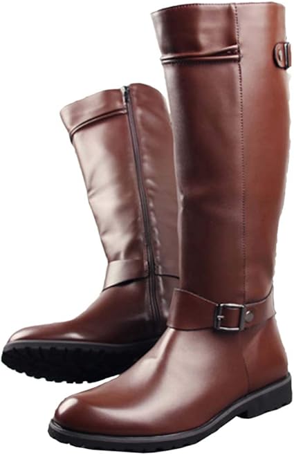 Mens brown riding boots uk Clearance