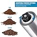 Zulay Stainless Steel Manual Burr Coffee Grinder - Adjustable Manual Coffee Bean Grinder With Ceramic Burr Blades - Detachable Hand Crank Coffee Grinder For Portable Espresso, Drip Coffee, Turkish Brew, French Press, Aeropress