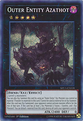 Yu-Gi-Oh! - Outer Entity Azathot - SHVA-EN018 - Secret Rare - 1st Edition - Shadows in Valhalla
