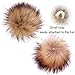 DIY 12pcs Faux Fox Fur Pom Pom Balls for Knitting Hat, Attachable Pompom Balls, Work Great with Knitting Loom