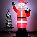 Fanshunlite Christmas Inflatable 8FT Santa Claus Carry Gift Box Lighted Blow-Up Yard Party Decoration Xmas Airblown Inflatable Outdoor Indoor Home Garden Family Prop Yard